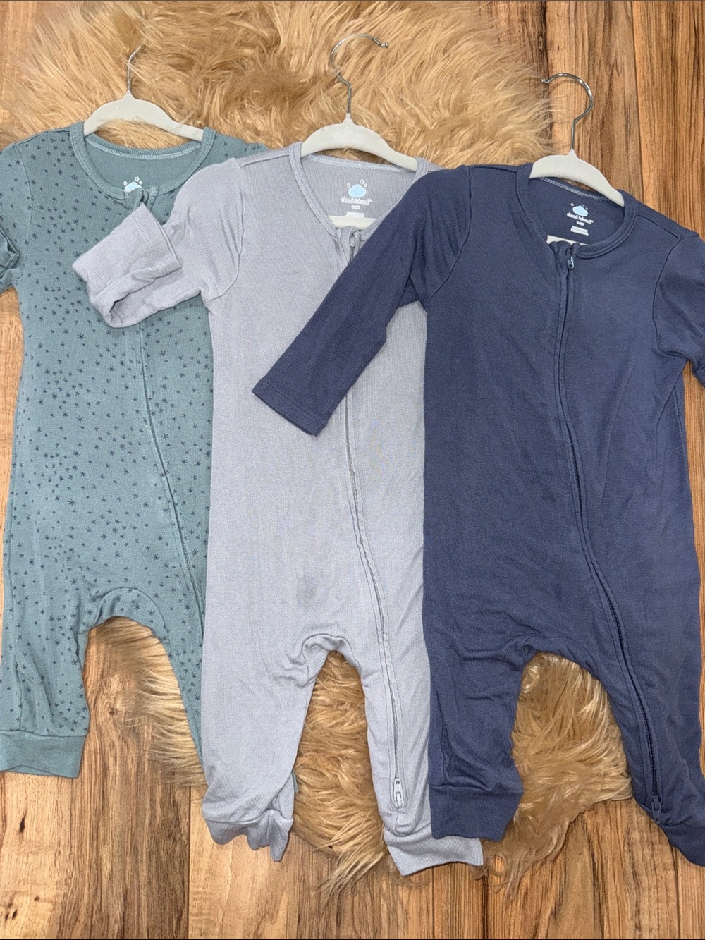 Carter's Baby Sleep and Play Footed One-Piece Set of 3